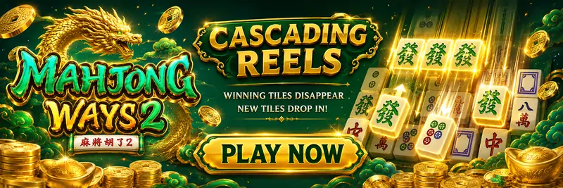 Cascading Reels: winning tiles disappear and new tiles drop in